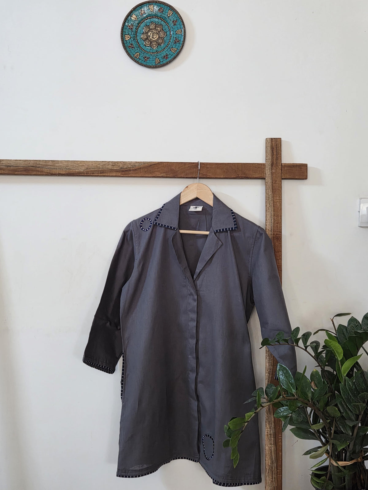 Grey Women's Long Shirt
