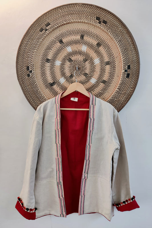 Cream & Vermillion Jacket