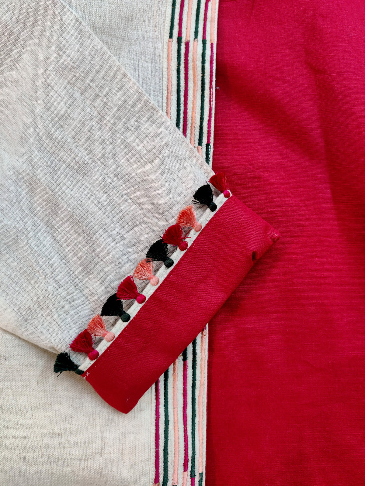 Cream & Vermillion Jacket