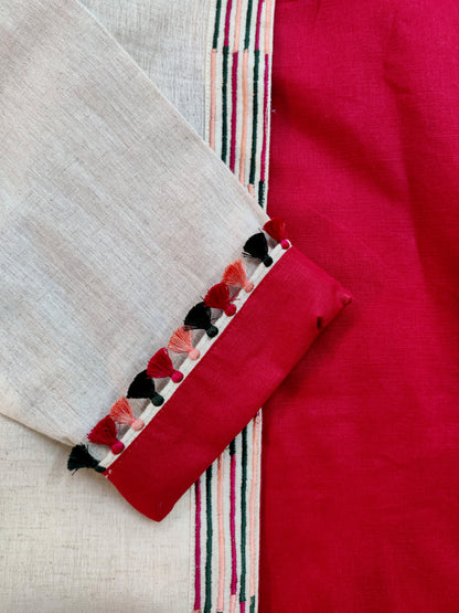 Cream & Vermillion Jacket