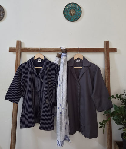 Grey Women's Long Shirt
